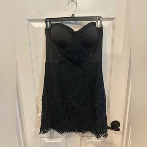 Strapless black dress- bought at online boutique-Ruthie & Grace